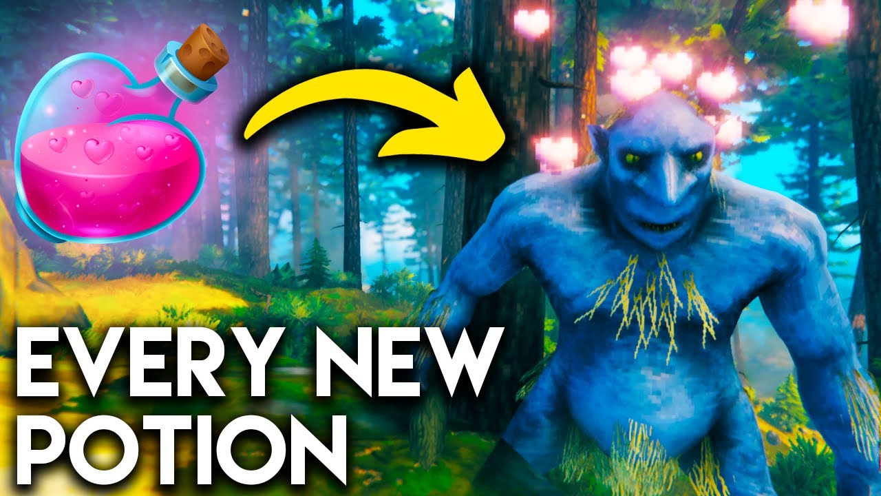 Valheim: How To Craft + Use Every New Potion!