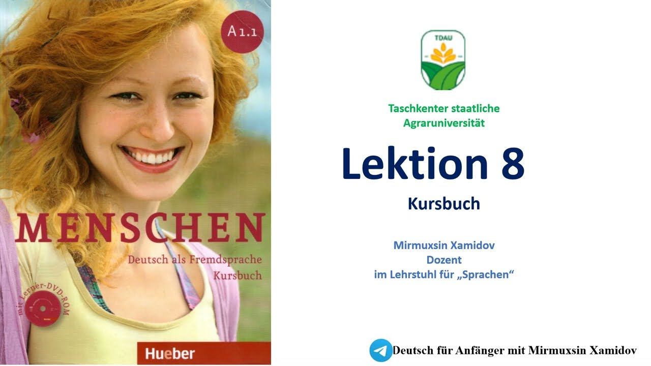 8  Lektion Mensch A1 1 Kursbuch