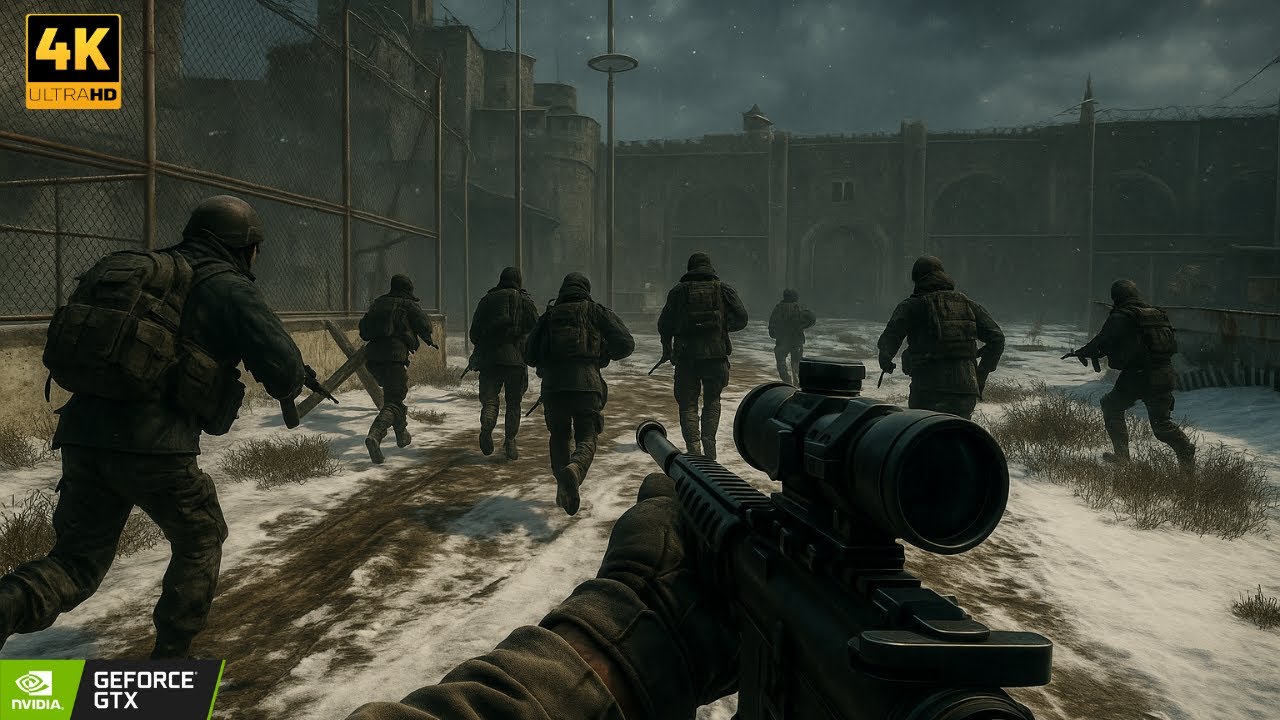 CORRE OU MORRA FUGA DA PRISÃO - COD MODERN WARFARE 2 REMASTERIZADO [4K 60FPS]