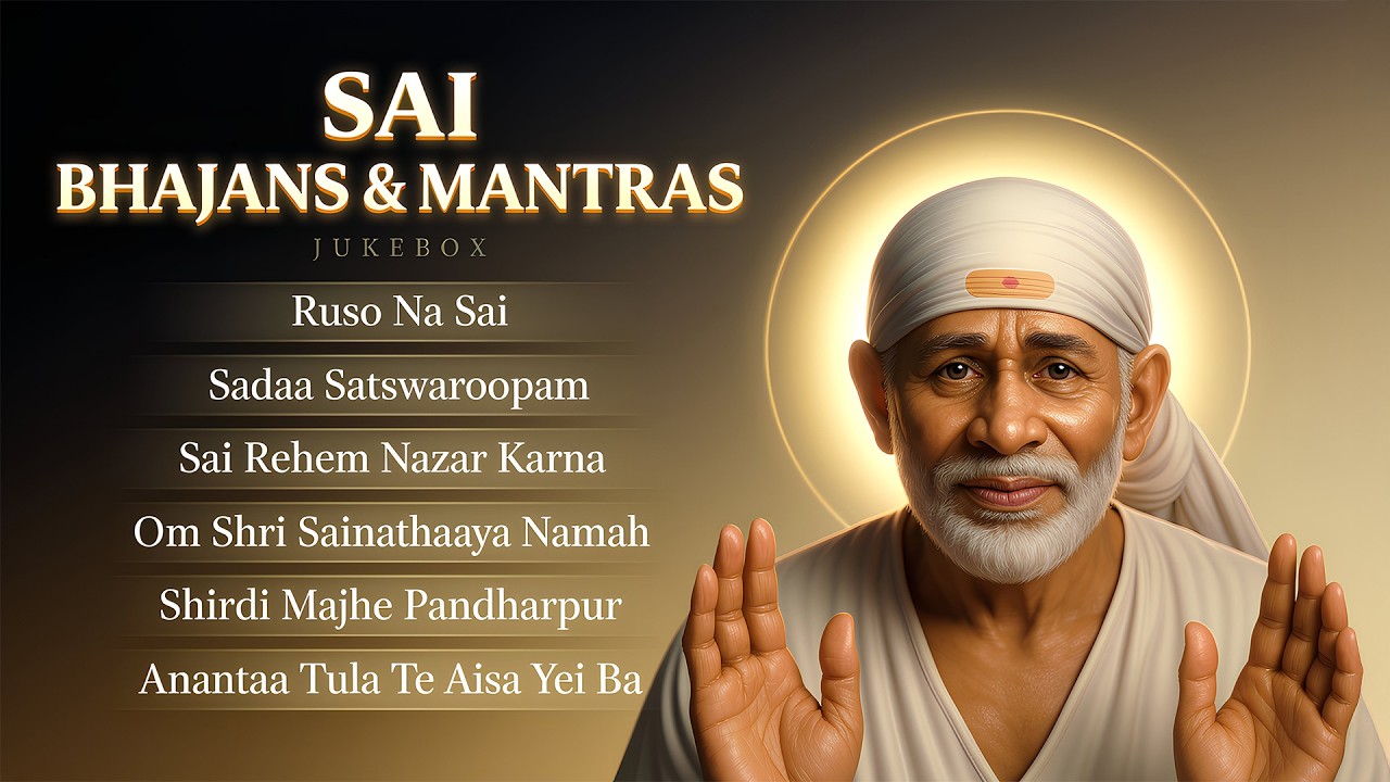 साईं के चरणों में शांति 🙏 | Sai Baba Bhajans by Lata Mangeshkar 🙏 | Ruso Na Sai Om | Devotional