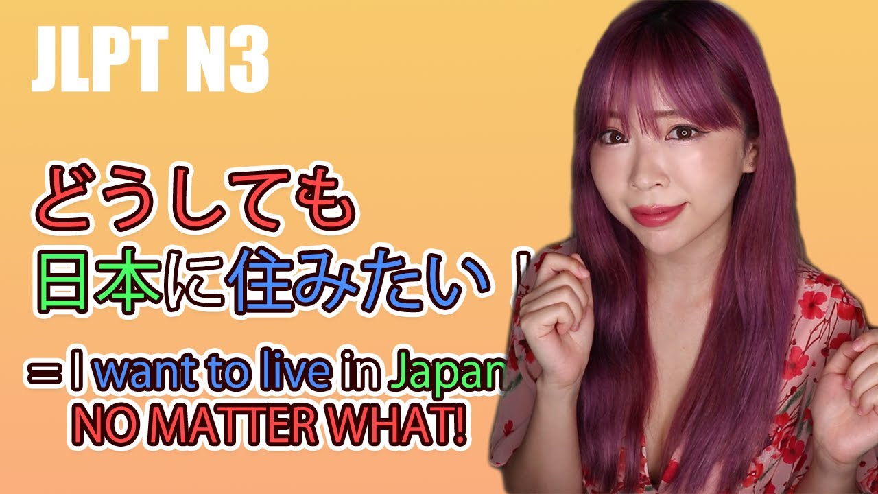 JLPT N3 どうしても No Matter What/By No Means