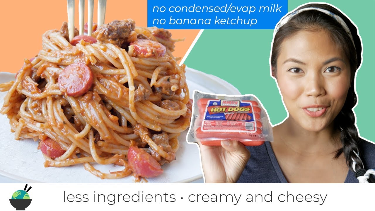 Best Filipino Spaghetti Recipe (like Jollibee) From Scratch! (no banana ketchup!)