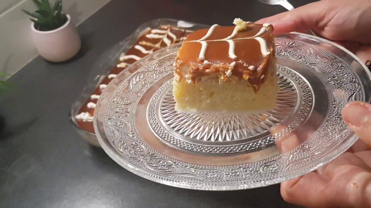 Gâteau Turc au caramel 🇹🇷🇹🇷🇹🇷 Trileçe🤤🤤, un pure délice 🤩🤩🤩😋😋 recette bien détaillé facile