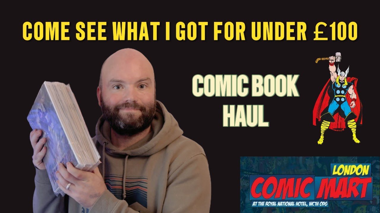 Comic hunting pick ups at the London comic mart