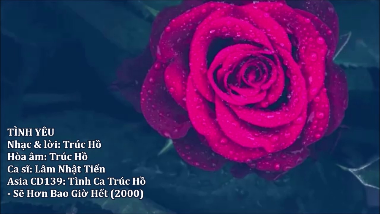 Tình Yêu | Ca sĩ: Lâm Nhật Tiến | Nhạc sĩ: Trúc Hồ | Audio (Lyrics)
