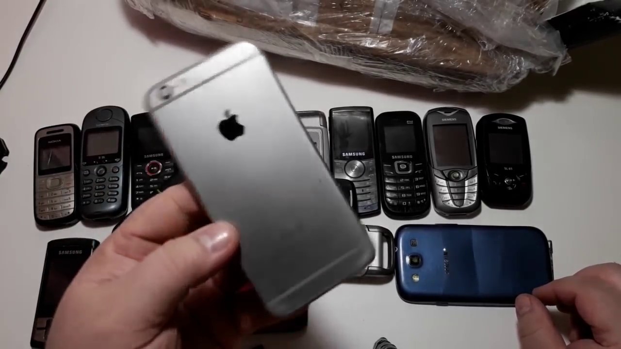 100 Телефонов за 40$. Посылка с телефонами из Германии. Очередной выигрыш с аукциона.