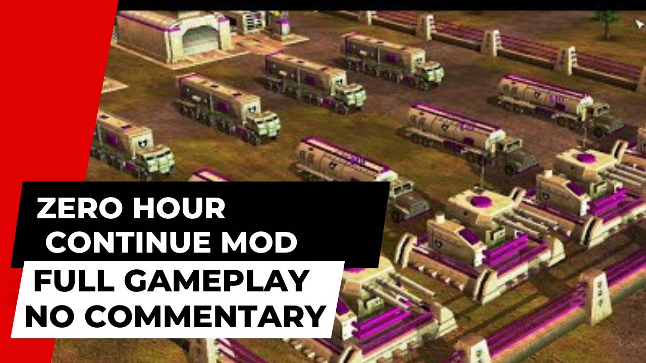 Command & Conquer: Generals - Zero Hour CONTINUE Mod - China Infantry General Challange Mod HARD