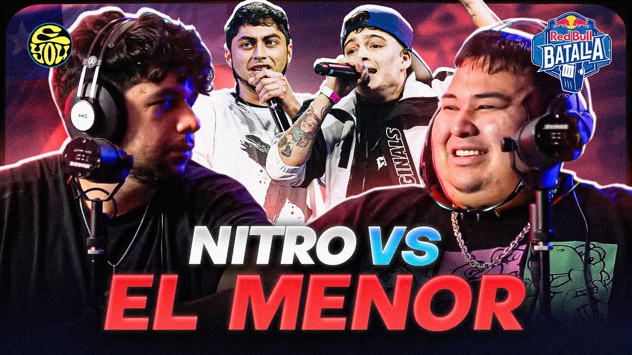 EL MENOR ES EL MEJOR DEL MUNDO! - Reaccionamos a El Menor vs Nitro - Red Bull Batalla Chile