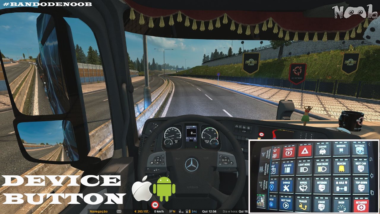 Euro Truck Simulator 2 - Tutorial Device Button Touch Screen IOS/ANDROID