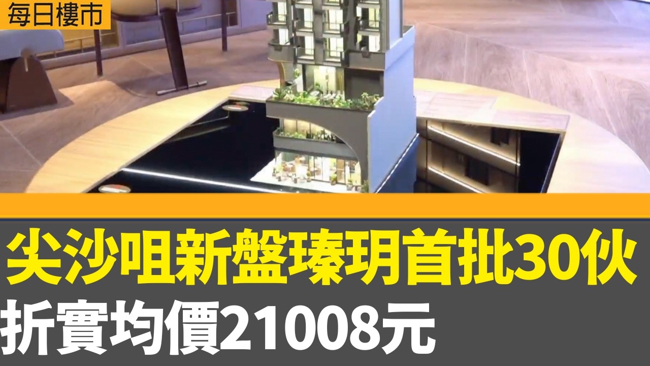 每日樓市｜尖沙咀新盤瑧玥首批30伙  折實均價21008元 ｜上水雲向首批涉154伙 折實均價不足1.4萬元｜未來五年小米機械人將大量在工廠工作｜28Hse特約 : 每日樓市｜HOYTV資訊台｜