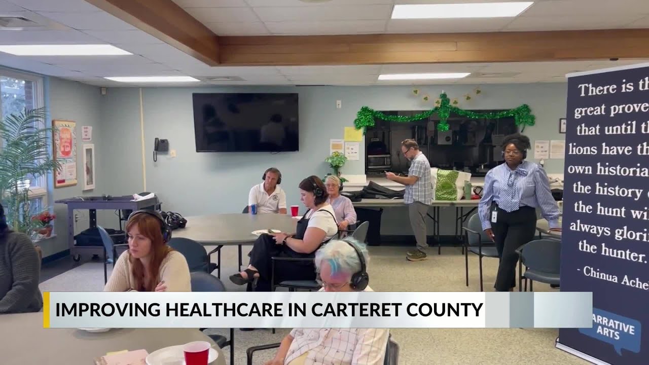 Non-profit leads public health showcase with Carteret County officials