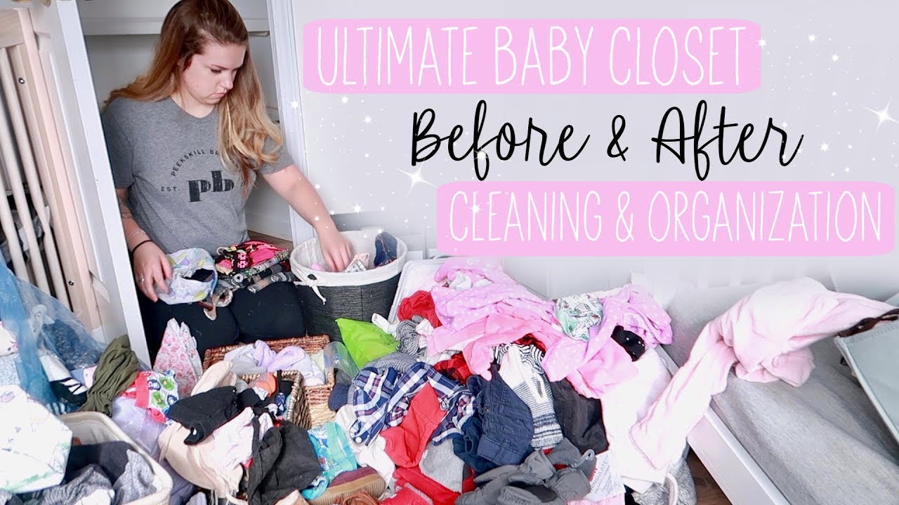 Baby Closet Organization Before And After [OVER FLOWING!]