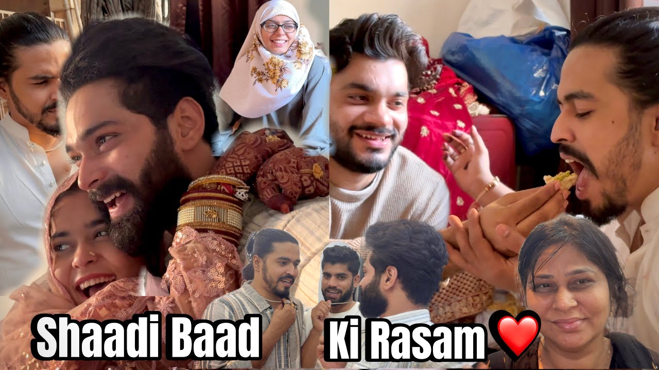 Shaadi Baad Nashta Or Dulhan Ghar Lekar Jane Ki Rasam ❤️| Haifa ka Maika | Fokats | Abresh & Zeeshan