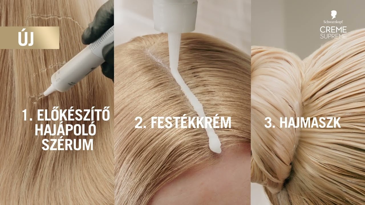 Új Schwarzkopf Creme Supreme ápoló hajfestékek