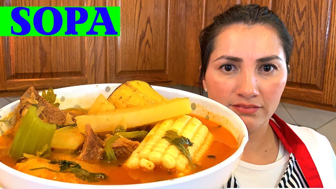 Como hacer sopa de res