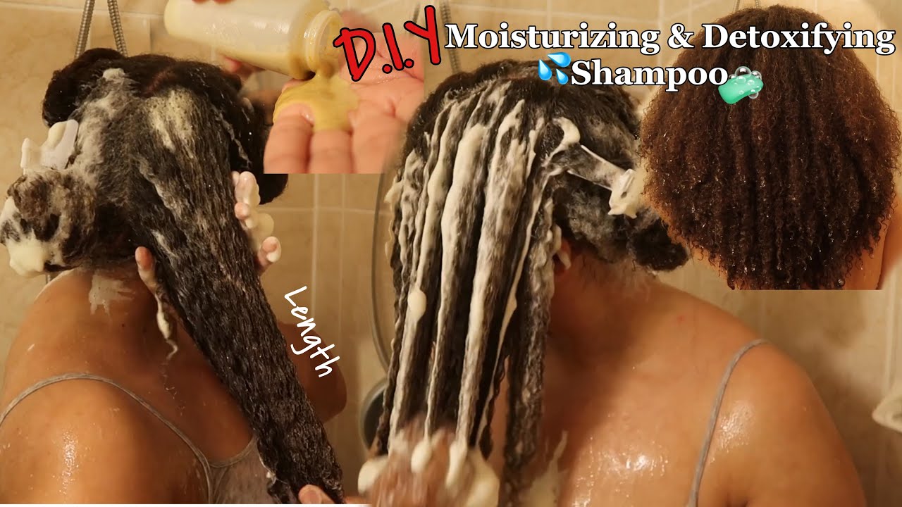 DIY Moisturizing & Detoxifying Shampoo For Healthy Hair Growth | Natural Hair