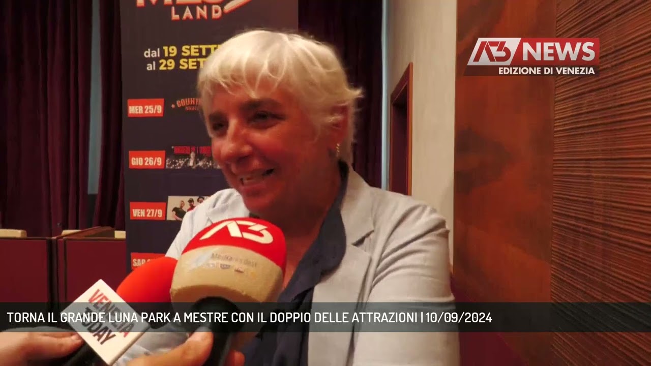 TORNA IL GRANDE LUNA PARK A MESTRE CON IL DOPPIO DELLE ATTRAZIONI | 10/09/2024