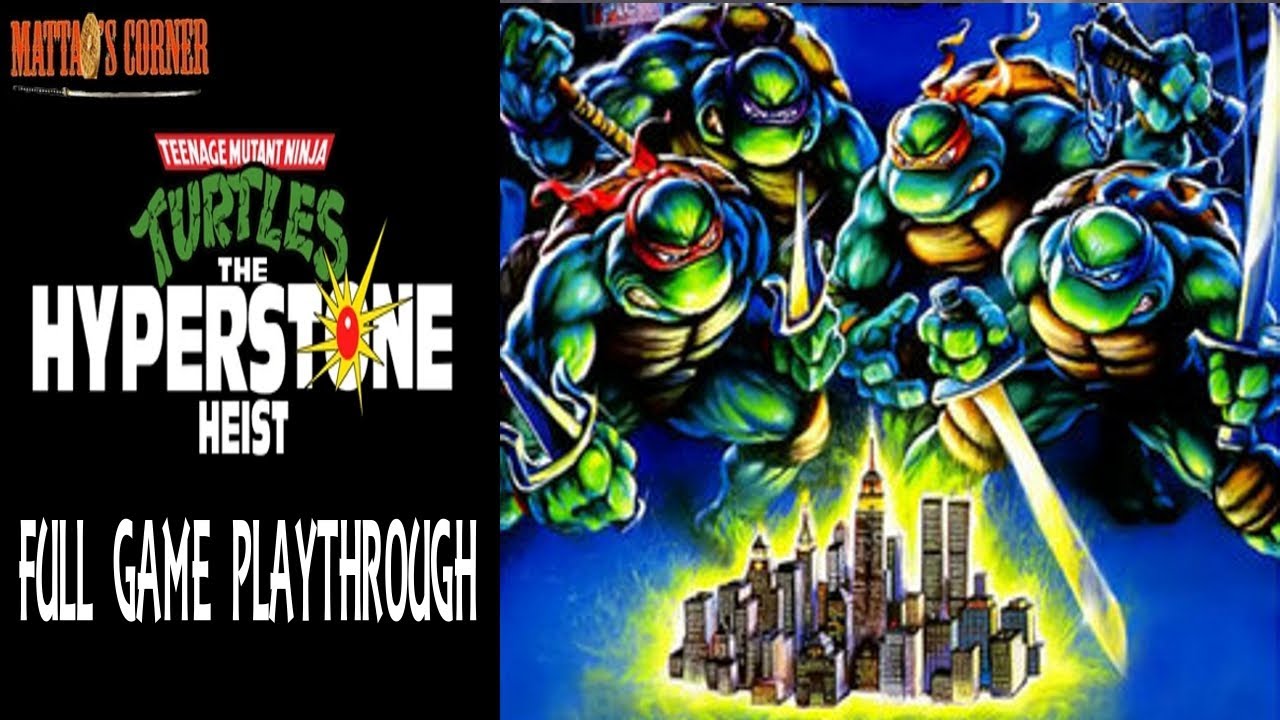 Mattao's Longplays - Teenage Mutant Ninja Turtles: The Hyperstone Heist FULL GAME