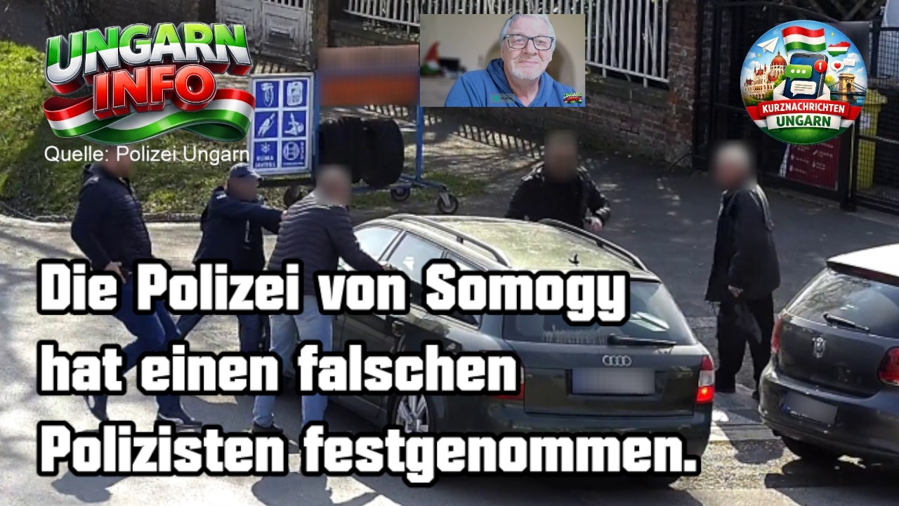 12.03.2026 🌶️ Die #Polizei von #Somogy hat einen falschen Polizisten festgenommen. 🌶️ 🇭🇺 Ungarn
