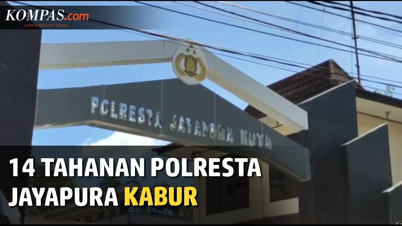 Kronologi 14 Tahanan Polresta Jayapura Jebol Jendela Rutan dan Kabur