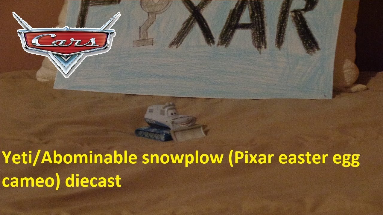 Disney Pixar Cars Yeti (Pixar MI easter egg cameo) diecast