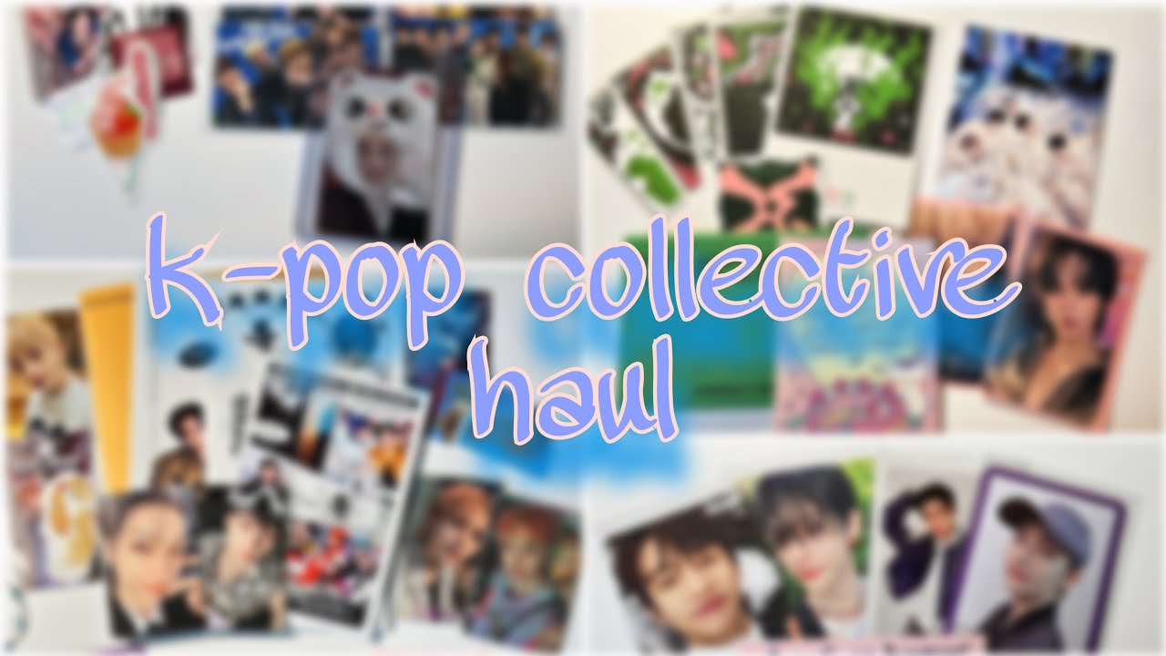 🧸k-pop collective haul🧸|| распаковка карт стрэй кидс🤍