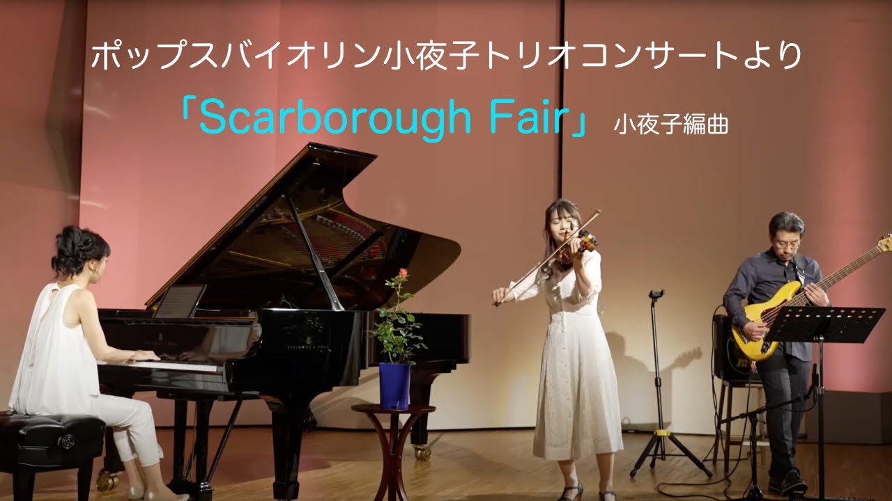ポップスバイオリン小夜子トリオコンサートより「Scarborough Fair(小夜子編曲)」