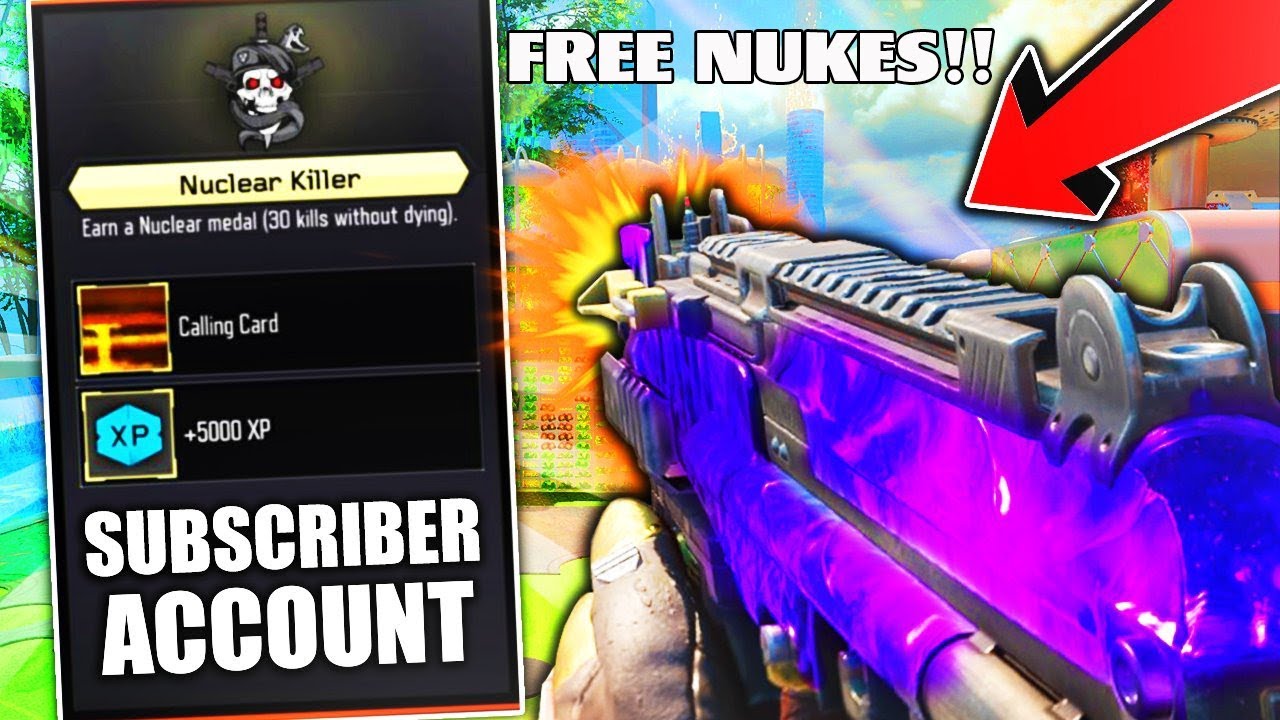 BO3 NUCLEAR FOR SUBSCRIBERS - Unlocking  SUBSCRIBERS 