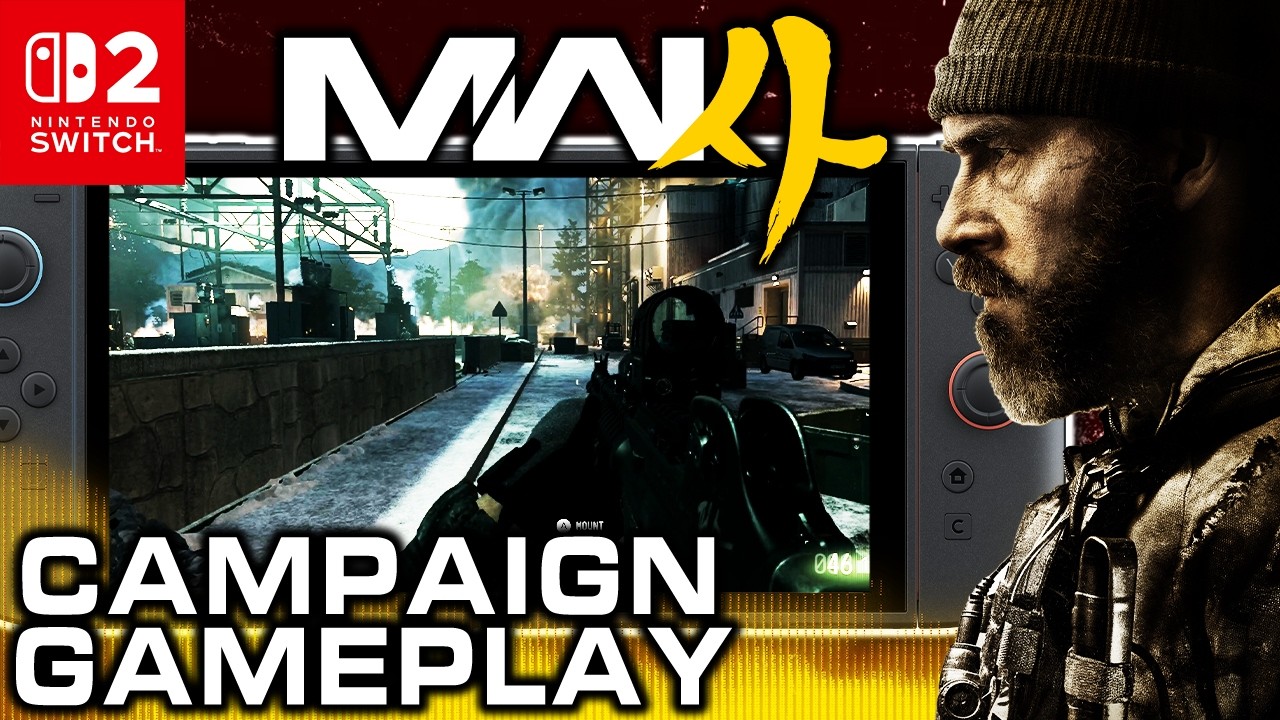 Геймплей кампании Call of Duty Modern Warfare 4 на Nintendo Switch 2