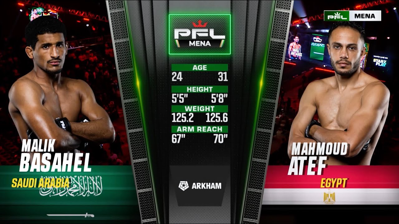 2025 PFL MENA 4: Malik Basahel vs Mahmoud Atef