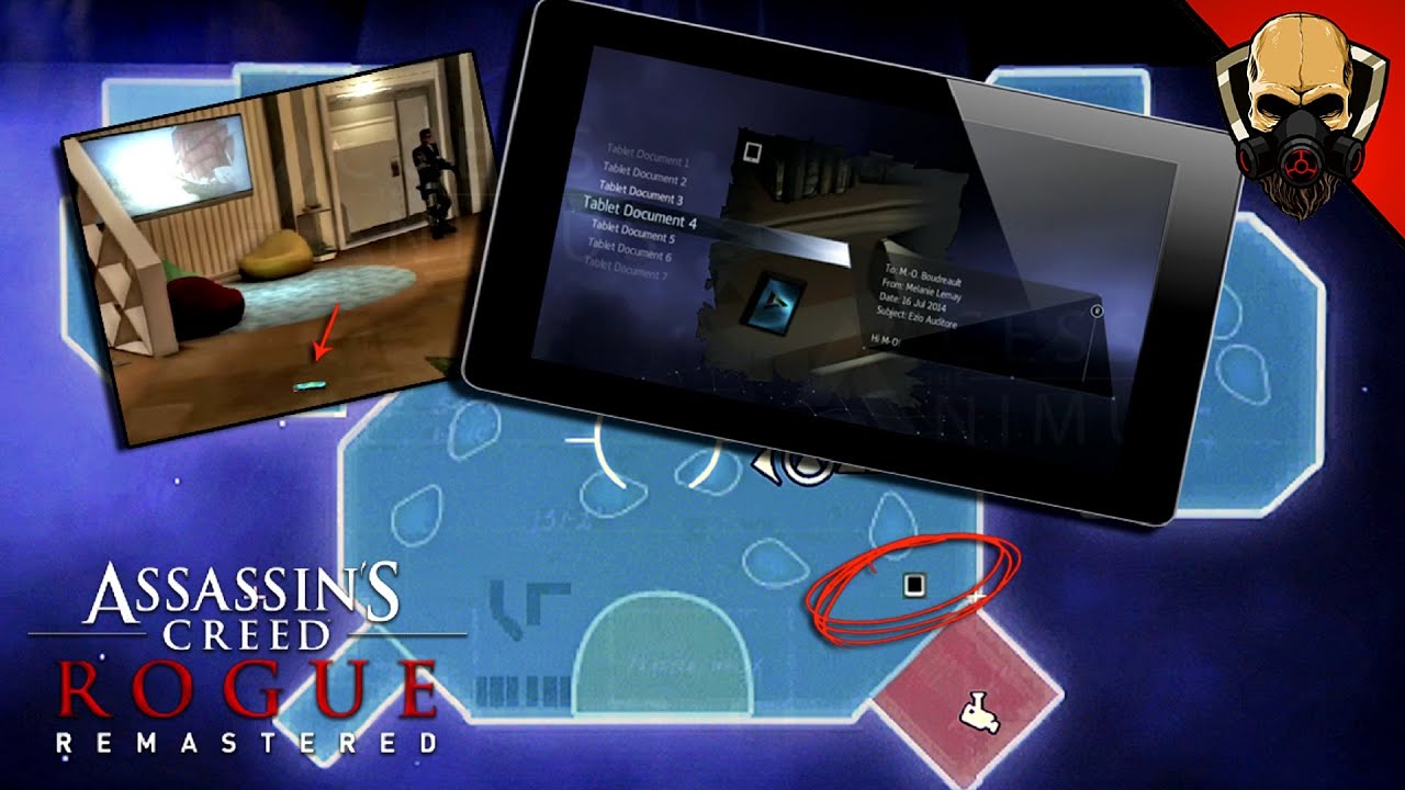 All 20 Tablet Document Locations! [Assassin's Creed Rogue Remastered]