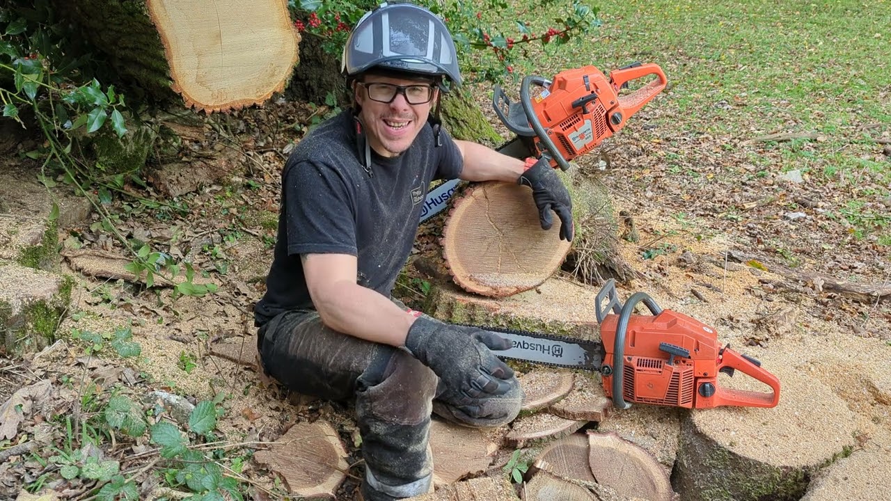 65cc Husqvarna battle! Ported 365 Special Vs 266xp! 80's Vs 90's chainsaw race.