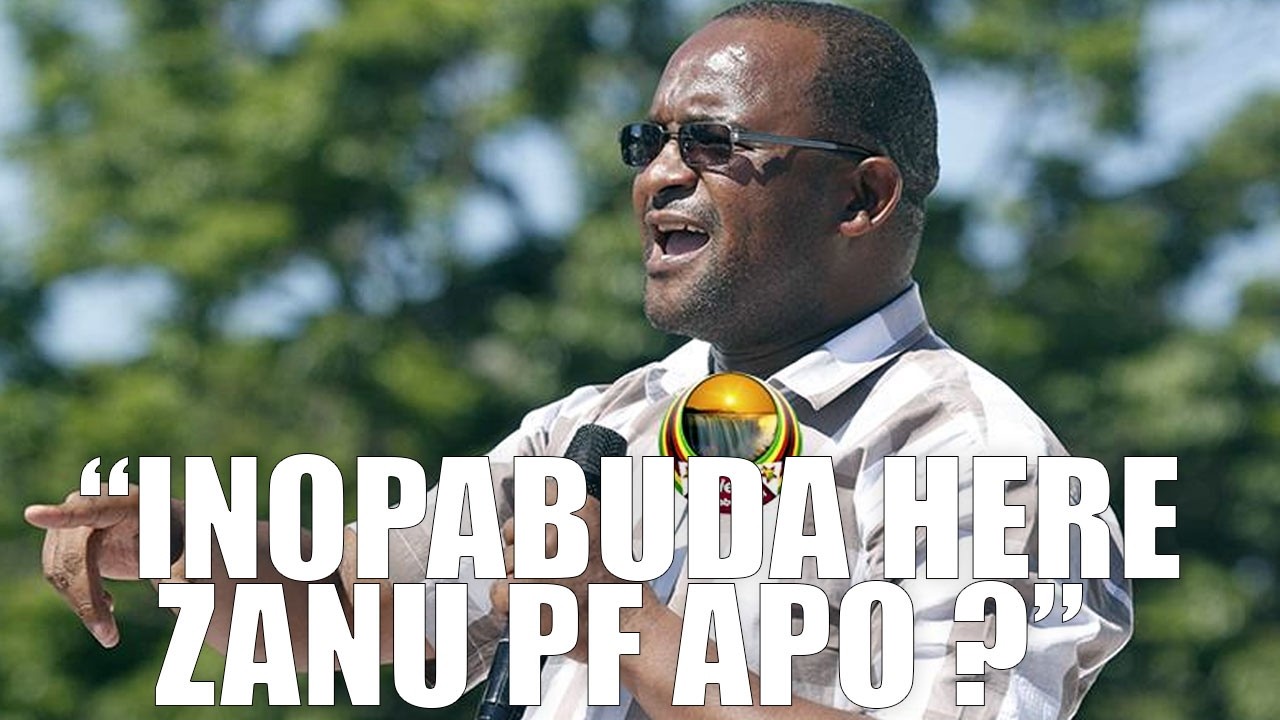 Douglas Mwonzora Obuditsa Zvakavanzika Pa Constitution Amendment Bill No 3