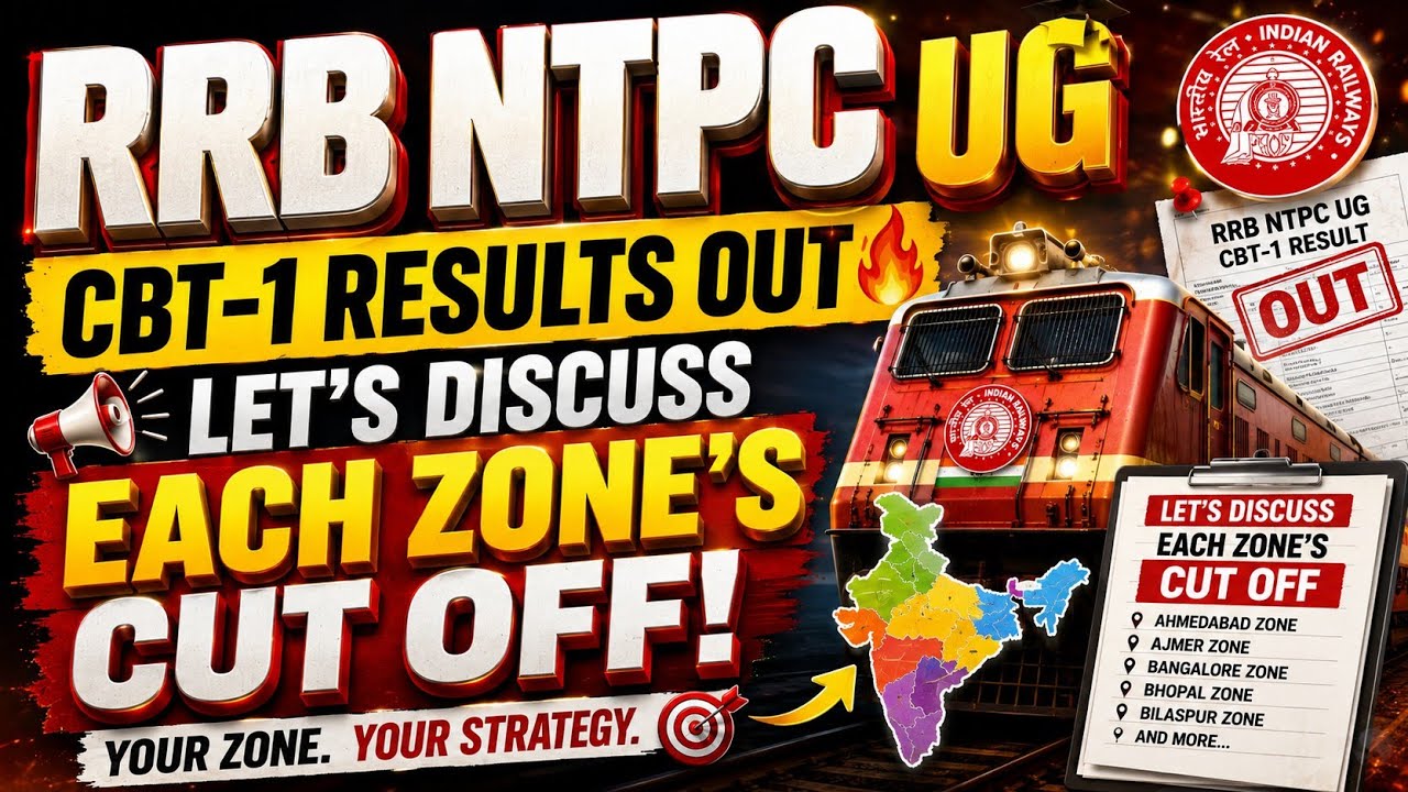 RRB NTPC UNDERGRADUATE RESULT OUT 🔥 CUT OFF ? MOST DANGEROUS ZONE ? #rrbntpc #rrbntpcug