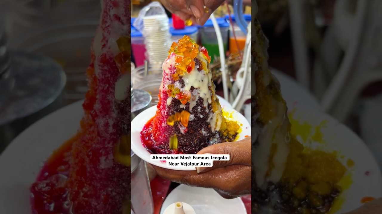 Ahmedabad Famous Mawa Icegola Just 70₹ #trending #icegola #ahmedabad #streetfood #trending #shots