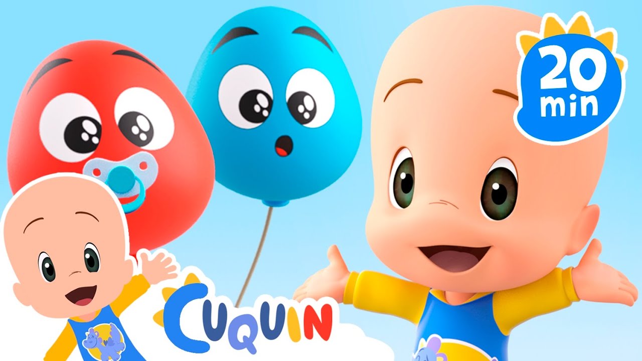 Globos bebé de colores | La Mochipanda y el Tren y más vídeos de Cuquín