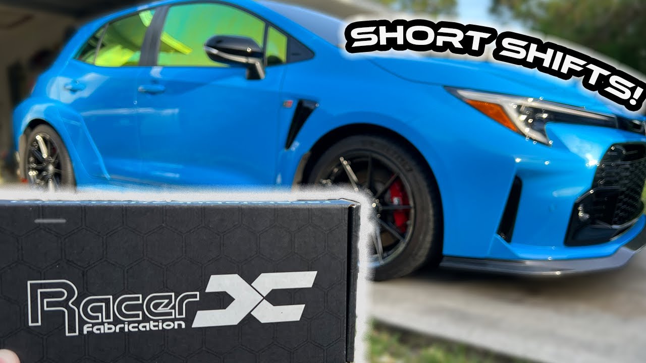RACER X Short shifter Install on My GR Corolla!