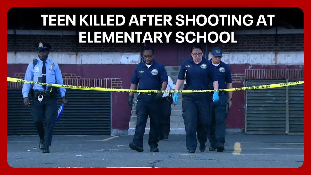2 teens shot, 1 killed at Philly elementary school