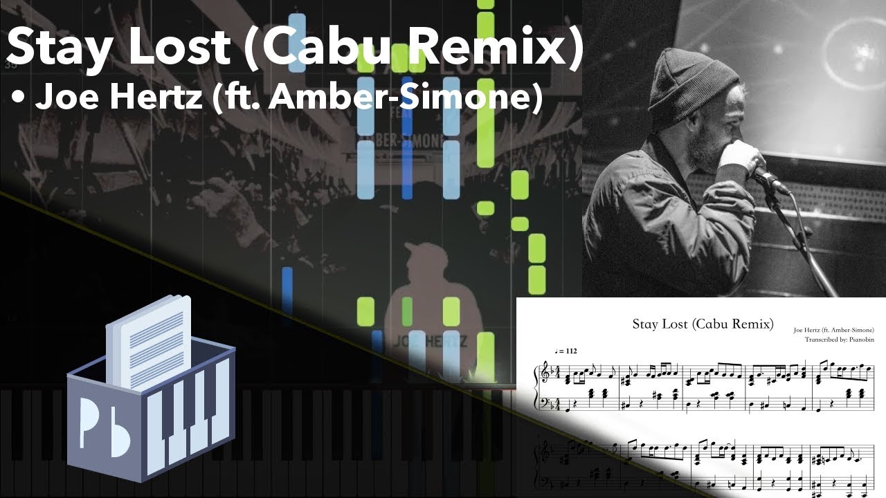 Stay Lost (Cabu Remix) - Joe Hertz (Piano Tutorial)