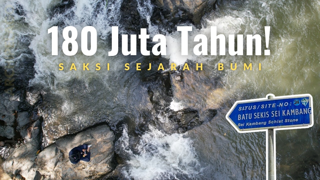 Wisata Alam Sungai Kembang Aranio | Batuan Sekis Purba 180-185 Juta Tahun