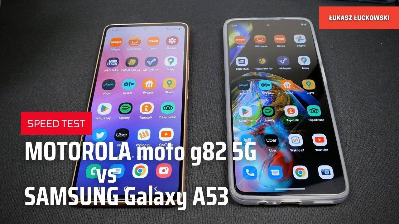 SAMSUNG Galaxy A53 vs MOTOROLA moto g82 5G SPEED TEST Exynos 1280 vs Snapdragon 695