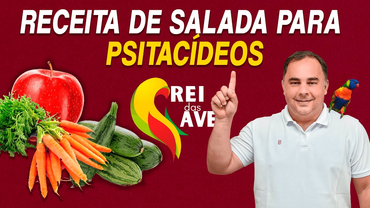 Receita de salada para psitacídeos