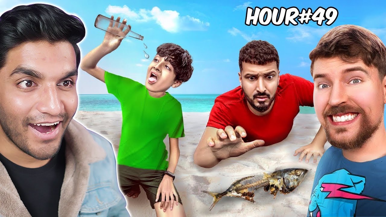 Mr Beast Gave 50 Hours Survival Challenge to Zalmi - Nomi Reacts