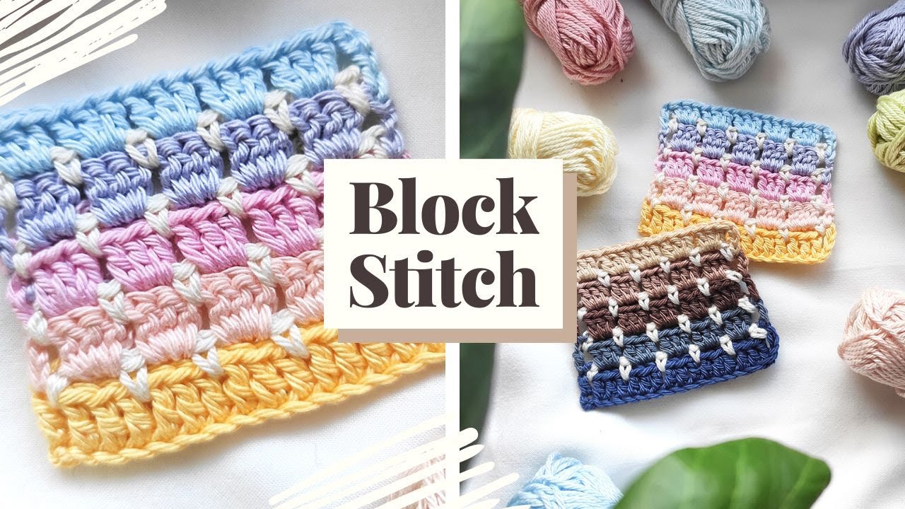 How to Crochet Block Stitch
