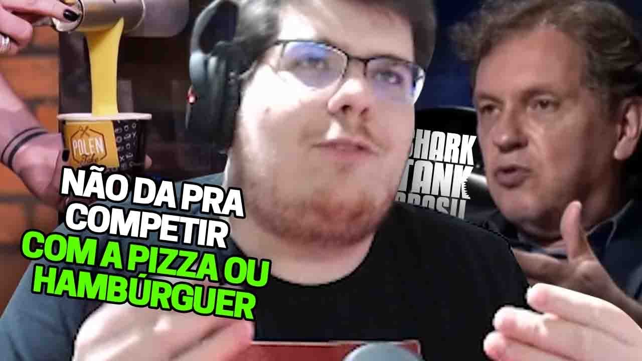 CASIMIRO REAGE: FAST FOOD DE POLENTA NO SHARK TANK BRASIL | Cortes do Casimito