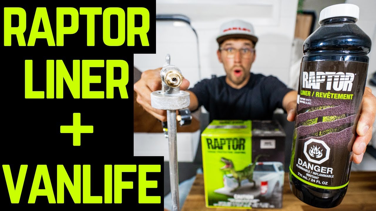 Raptor Liner: Painting Our ENTIRE Sprinter Campervan