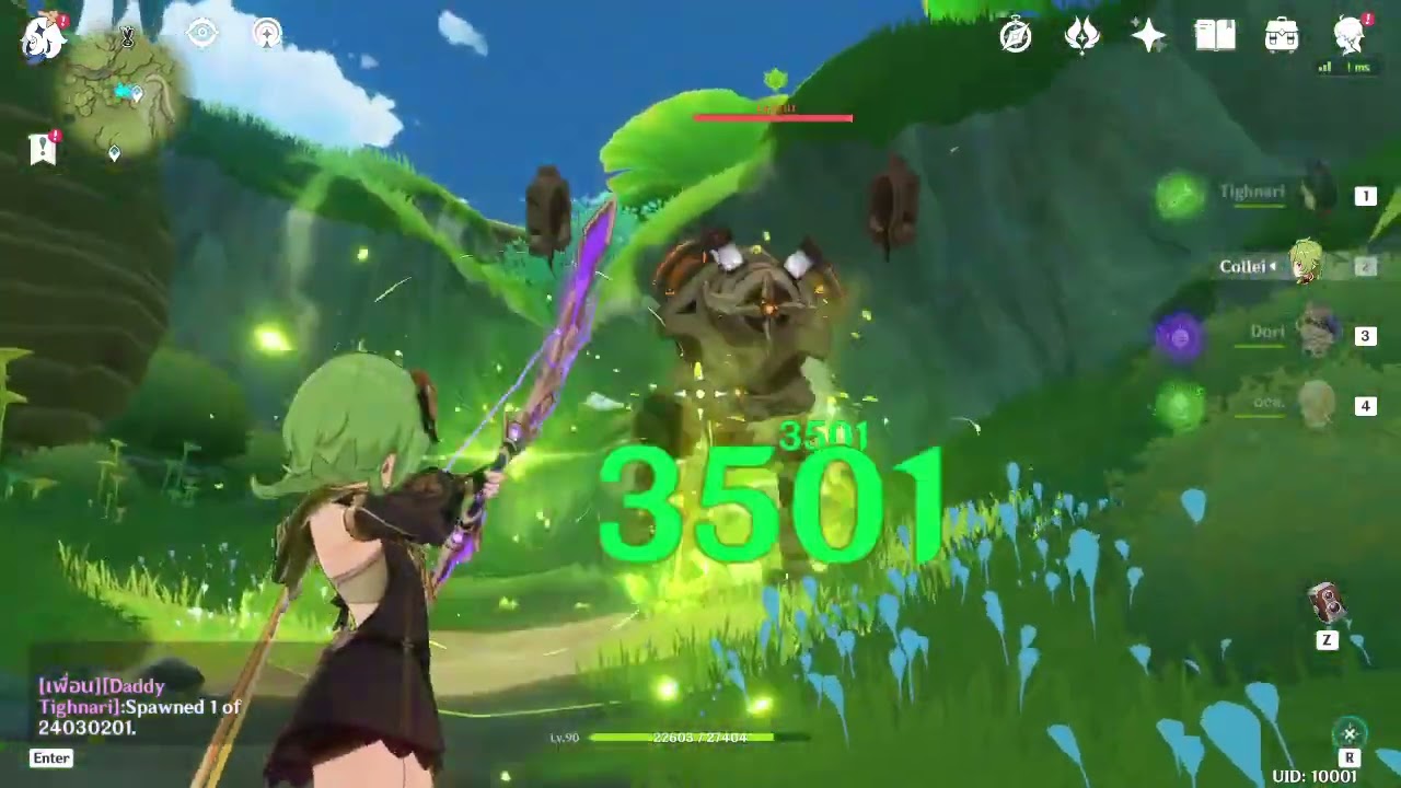 Collei Skills and Gameplay Genshin impact 3.0