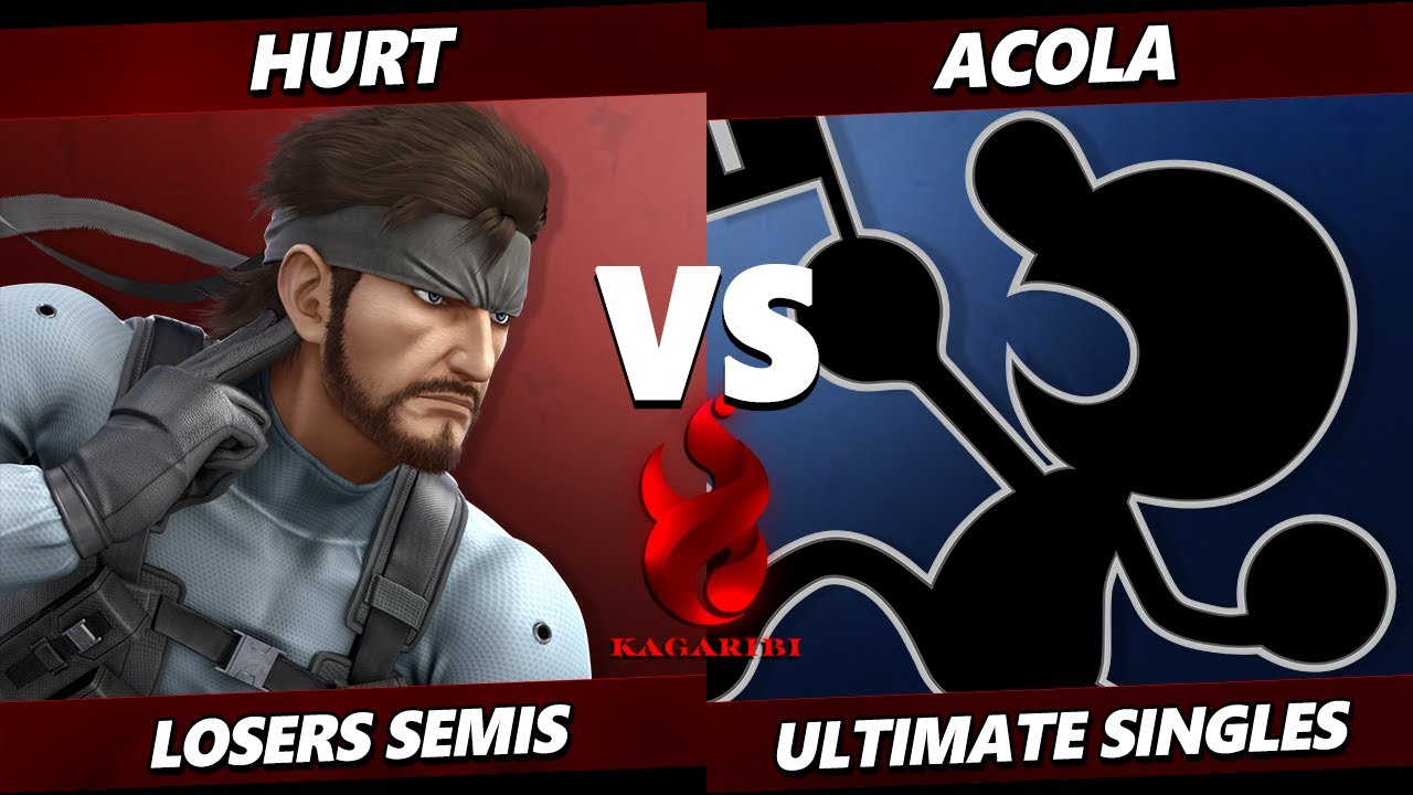 Kagaribi 14 LOSERS SEMIS - Hurt (Snake) Vs. Acola (Game & Watch) Smash Ultimate - SSBU