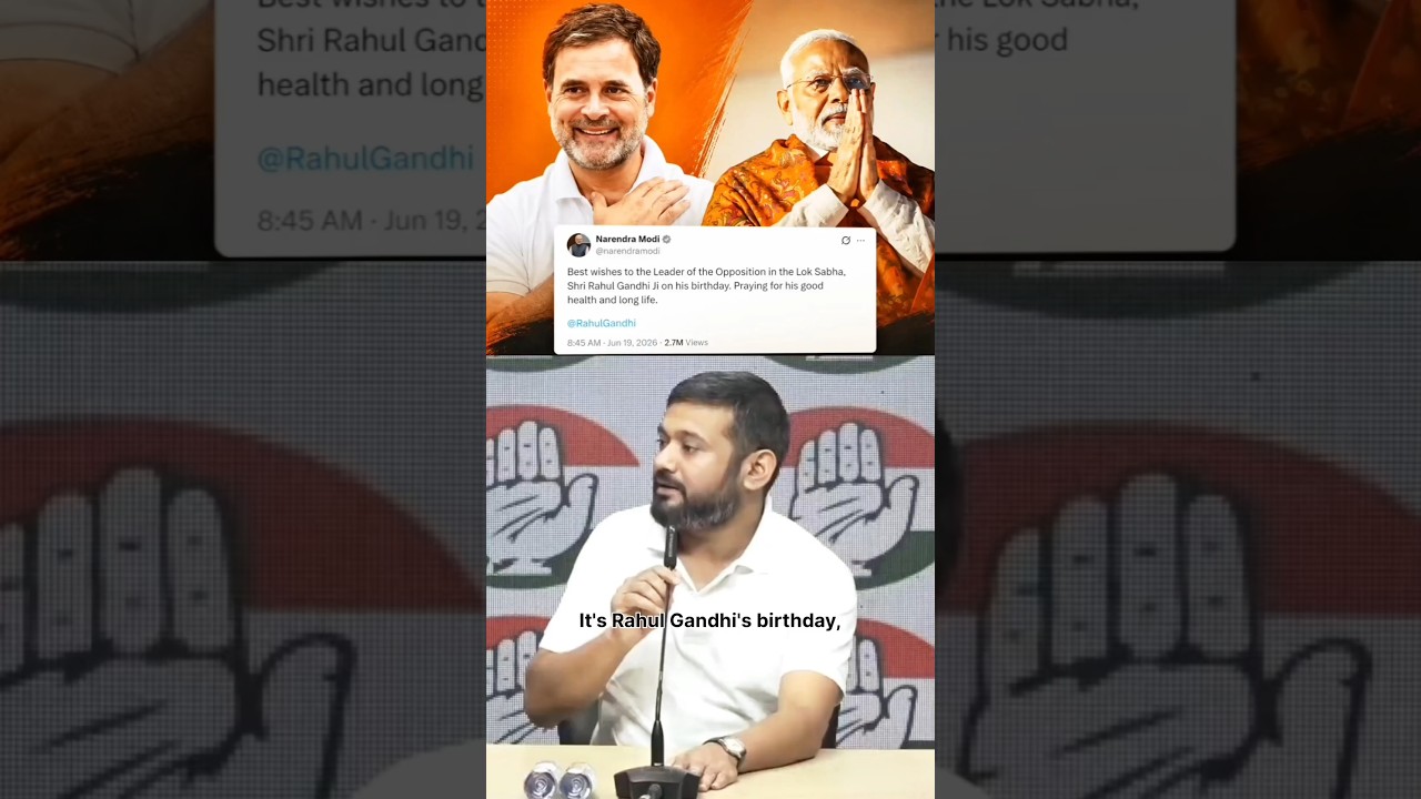 🚨'Who is Rahul?' to wishing him as LoP🚨 #rahulgandhi