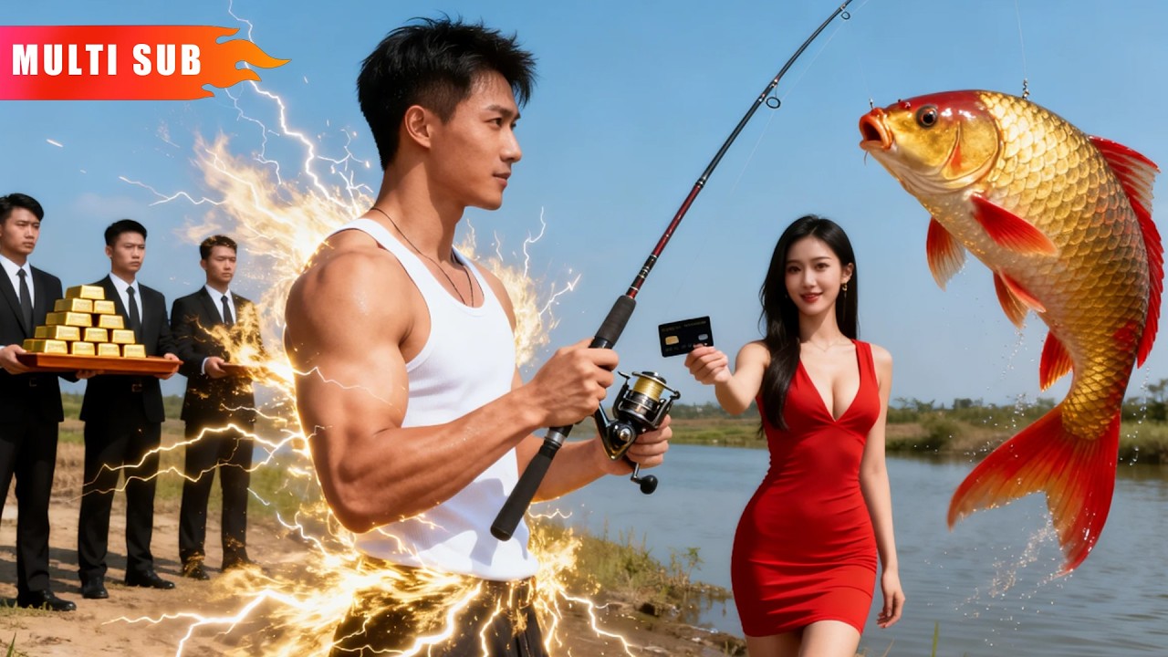 【Multi Sub】⚡️窮小夥執著垂釣，首富慧眼識珠看出小夥非同一般，主動帶著百億嫁妝和絕色孫女上門求嫁，沒想到小夥甩竿垂釣可釣絕世寶物，女總裁深夜爬上他的床！#viral #短劇 #cdrama